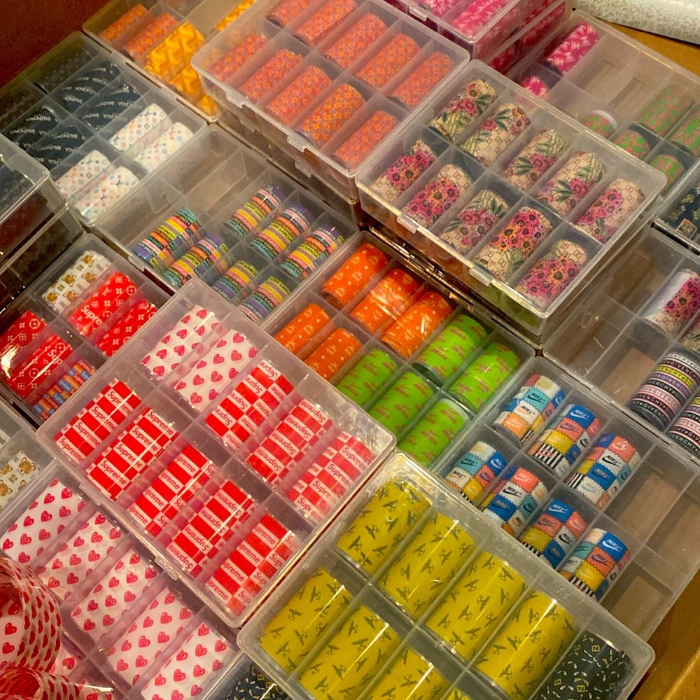 Custom Nail Art Bundle Nail Foils You Pick 20 Plus Designs